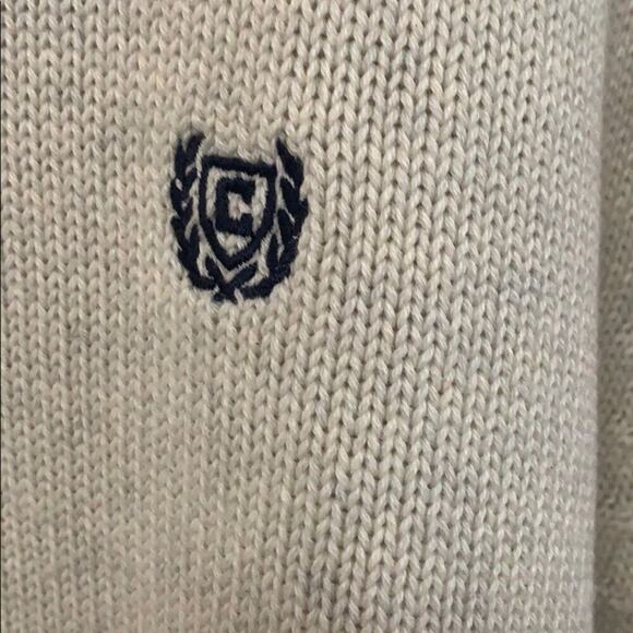 NWT CHAPS BEIGE SWEATER LOGO‎ CREWNECK SIZE VARIOUS - Picture 5 of 8